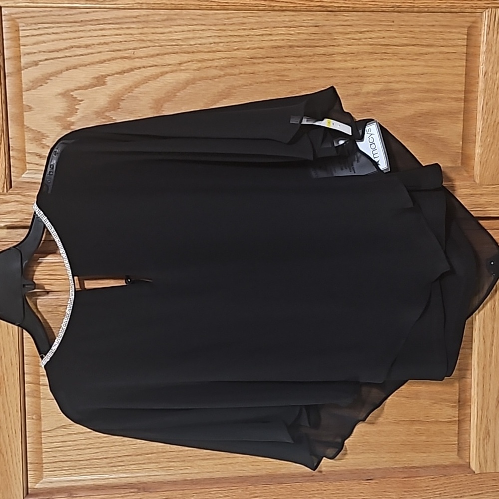 Embellished Overlay Top